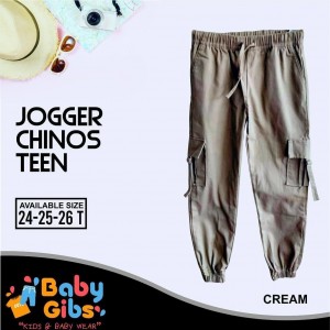 JOGGER CHINOS TEEN BY BABY GIBS
