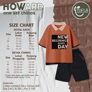 PO HOWARD ONE SET CHINOS BY TUFLA