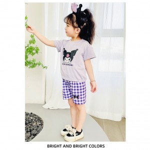 FAST PO SANRIO SET PLAID SHORT PANTS