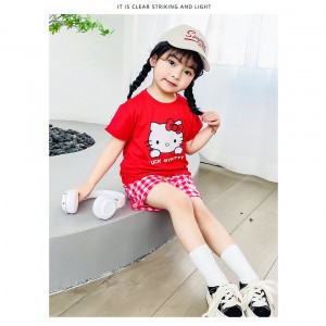 FAST PO SANRIO SET PLAID SHORT PANTS