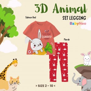 PO 3D ANIMAL SET LEGGING BY BABYNEO