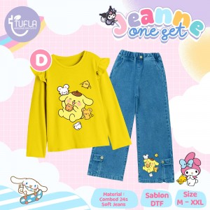 PO JEANNE ONE SET JEANS BY TUFLA