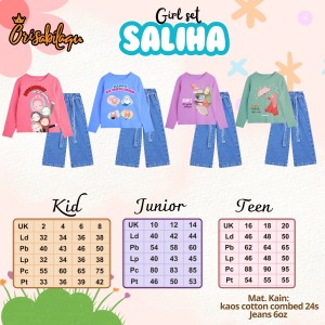 PO GIRL SET SALIHA (KIDS)  BY ORISABILAQU