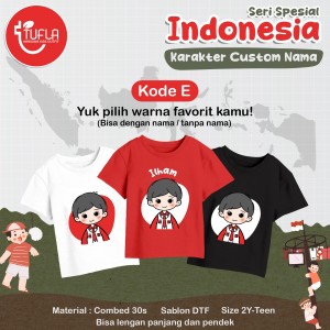 SABLON  SERI SPESIAL INDONESIA - KARAKTER CUSTOM NAMA