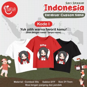 SABLON  SERI SPESIAL INDONESIA - KARAKTER CUSTOM NAMA