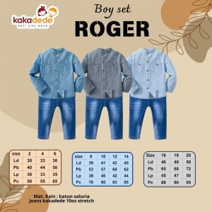 PO BOY SET ROGER (JUN&TEEN;) BY KAKADEDE