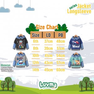 PO JACKET LONGSLEEVE SERIES BY LUVMA KIDS