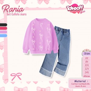 PO RANIA SET CULLOTE JEANS BY TAKE OFF