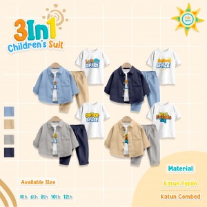 PO 3IN1 CHILDRENS SUIT BY SUN EARTH