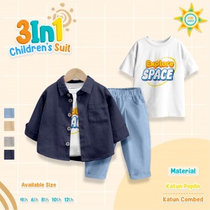 PO 3IN1 CHILDRENS SUIT BY SUN EARTH