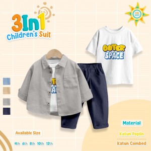 PO 3IN1 CHILDRENS SUIT BY SUN EARTH