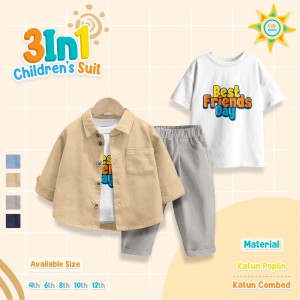 PO 3IN1 CHILDRENS SUIT BY SUN EARTH