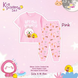 PO KIA PIYAMA SET (KIDS) BY UPRIGHT KIDS