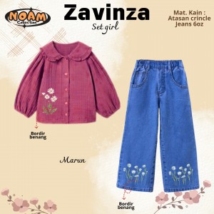 PO ZAVINZA SET GIRL (KIDS&JUN;)  BY NOAM