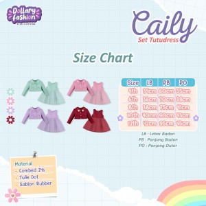 PO CAILY SET TUTUDRESS BY DOLLARY