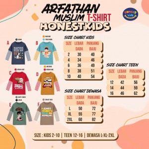 PO ARFATHAN MUSLIM T-SHIRT BY HONESTKIDS