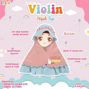 PO HIJAB TOPI VIOLIN BY VITTO EXPLORE