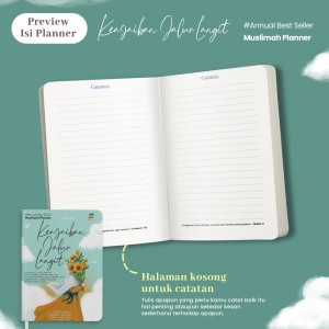 PO BUKU MUSLIMAH PLANNER TAHAP 3 BY AB STORE