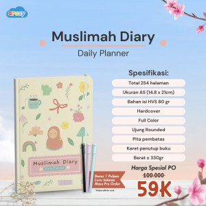 PO MUSLIMAH DIARY BY AB STORE