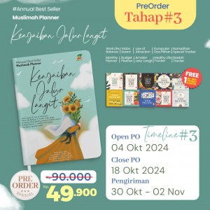 PO BUKU MUSLIMAH PLANNER TAHAP 3 BY AB STORE