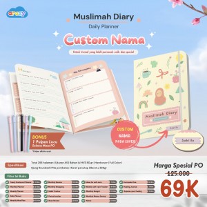 PO MUSLIMAH DIARY BY AB STORE