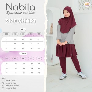 PO NABILA LEGGING SPORT KIDS & TEEN VOL 2 BY UPRIGHT