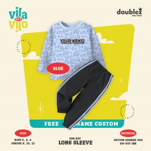 PO VILA VILO SET (PANJANG)  BY DOUBLEZ