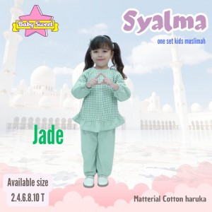 PO SYALMA ONE SET KIDS MUSLIMAH BY BABY SWEET