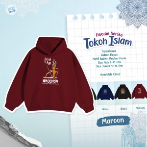 PO HOODIE SERIES TOKOH ISLAM (JUN) BY UPRIGHT KIDS STUFF