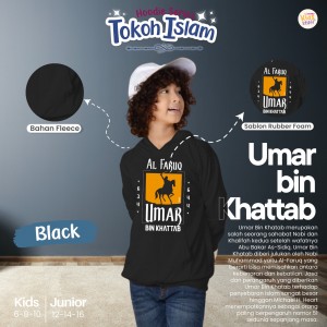 PO HOODIE SERIES TOKOH ISLAM (JUN) BY UPRIGHT KIDS STUFF