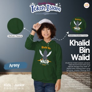 PO HOODIE SERIES TOKOH ISLAM (JUN) BY UPRIGHT KIDS STUFF