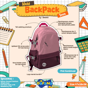 PO NEW BACKPACK TEEN BY DAFANA