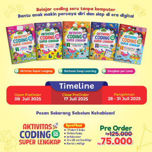 PO BUKU AKTIVITAS CODING SUPER LENGKAP UNTUK SD - ZIYAD