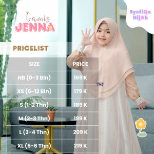 PO GAMIS JENNA BY SYAFIQA 