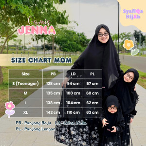 PO GAMIS JENNA BY SYAFIQA 