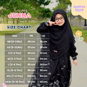 PO GAMIS JENNA BY SYAFIQA 