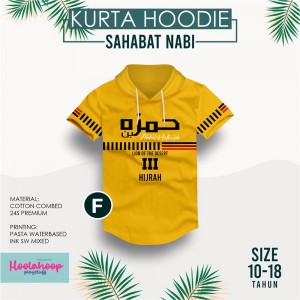 KURTA HOODIE SERIES SAHABAT NABI BY HOOLAHOOP