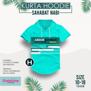 KURTA HOODIE SERIES SAHABAT NABI BY HOOLAHOOP