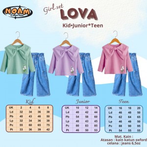 PO GIRL SET LOVA (KIDS) BY NOAM