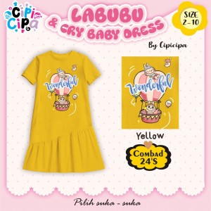 PO LABUBU & CRYBABY DRESS BY CIPI CIPA