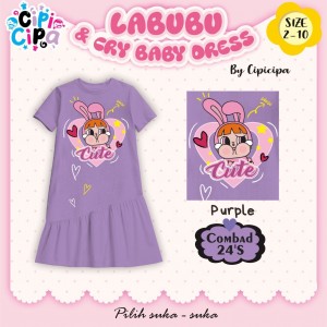 PO LABUBU & CRYBABY DRESS BY CIPI CIPA