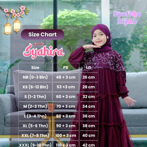 PO GAMIS SYAHIRA BY SYAFIQA