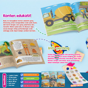 PO PAKET 6 BUKU ENSIKLOPEDIA SI KECIL SERI ALAT BERAT - RANAH