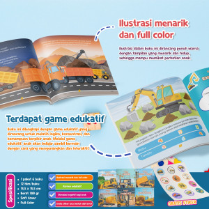 PO PAKET 6 BUKU ENSIKLOPEDIA SI KECIL SERI ALAT BERAT - RANAH