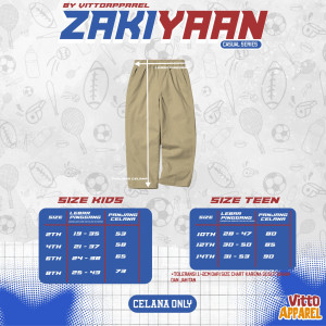 PO CELANA ANAK ZAKIYAAN BY VITTO APPAREL