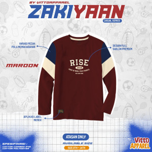 PO TSHIRT ANAK ZAKIYAAN BY VITTO APPAREL