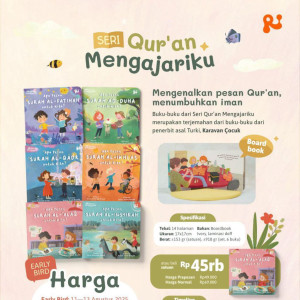 PO BUKU SERI QURAN MENGAJARIKU - SQM Prapesan (11-20 Agustus)