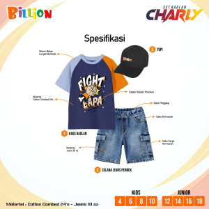 PO SET JEANS 3IN1 CHARLY (KIDS) BY BILLION