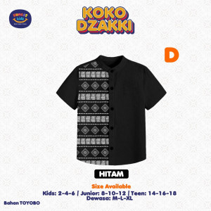 PO KOKO DZAKKI LENGAN PENDEK BY HONESTKIDS