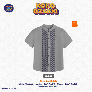 PO KOKO DZAKKI LENGAN PENDEK BY HONESTKIDS
